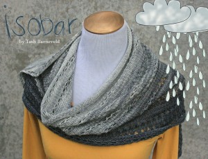 Isobar shawl knitting pattern